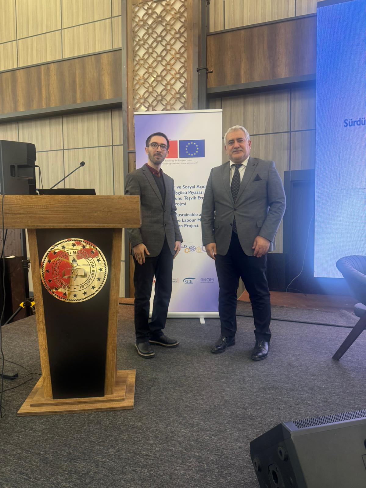Bölüm Öğretim Üyelerimiz, “Sürdürülebilir ve Sosyal Açıdan Kapsayıcı İş Gücü Piyasası Entegrasyonunun Teşvik Edilmesi 1. İstişare Toplantısı”na katılım sağladı.